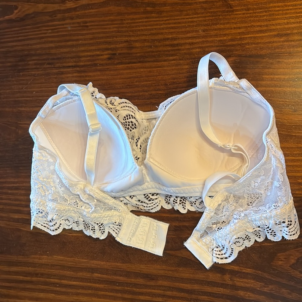Bali White Lace Bra S - Picture 2 of 3